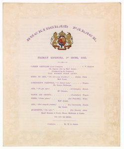 Concerto do Palácio de Buckingham, 3 de junho de 1887 de English School