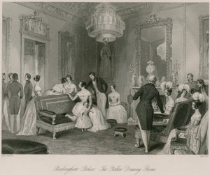 Palácio de Buckingham, a sala de estar amarela de English School
