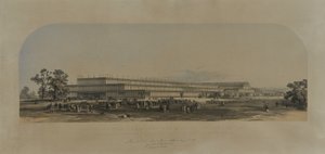 Prédio para a Grande Exposição em Londres, 1851 de English School