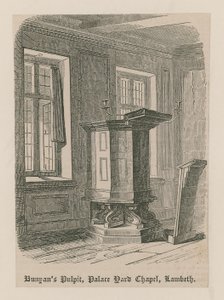 Bunyans Pulpit, Capela do Pátio do Palácio, Lambeth de English School