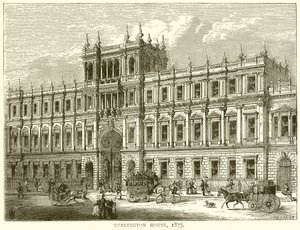 Burlington House, 1875 de English School