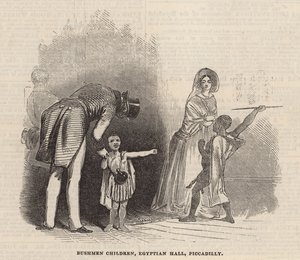 Crianças do bosquímano, salão egípcio de English School