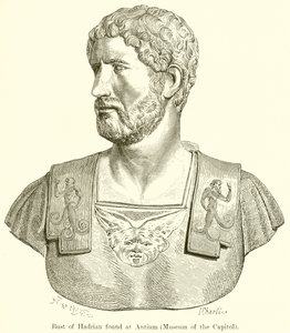 Busto de Adriano encontrado em Antium (Museu do Capitólio) de English School