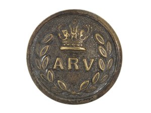 Button, rifles voluntários Allahabad, pré-1901 de English School