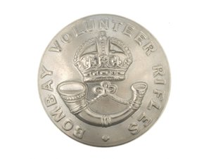 Button, Bombay Volunteer Rifles, 1901-1947 de English School