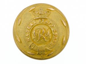 Button, Madras Staff Corps, 1861-1876 de English School