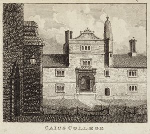Caius College, parte da Universidade de Cambridge de English School