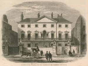 Cambridge House, Piccadilly, Londres, a residência da cidade de Lord Palmerston de English School