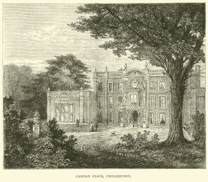 Camden Place, Chislehurst, setembro de 1870 de English School