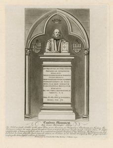Camdens Monument em Poets Corner de English School