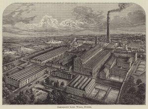 Camperdown Linen Works, Dundee (gravura) de English School