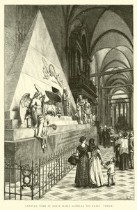 Tumba de Canovas em Santa Maria Gloriosa dei Frari, Veneza