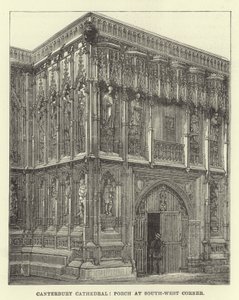 Catedral de Canterbury, alpendre no canto sudoeste de English School