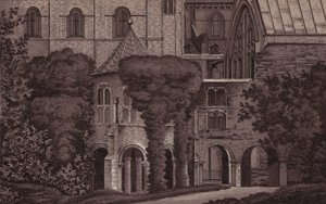 Canterbury: O Babtistry (Litho) de English School
