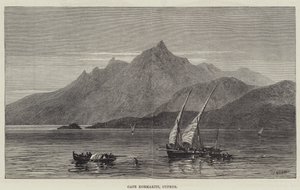 Cabo Kormakiti, Chipre (gravura) de English School
