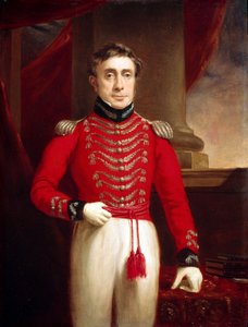 Capitão David Leighton (1774-1860) 4º Regimento Infantaria Nativa, c.1804 de English School
