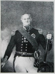 Capitão Thomas Masterman Hardy (1769-1839) (gravura) de English School