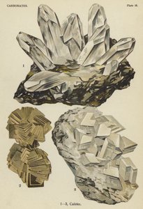 Carbonatos, calcite (cor litho) de English School
