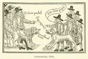Caricatura, 1643 de English School