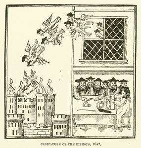 Caricatura dos bispos, 1642 de English School