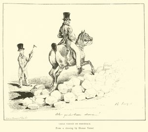 Carle Vernet a cavalo de English School