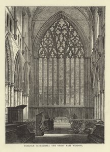 Carlisle Cathedral, a grande janela do leste de English School