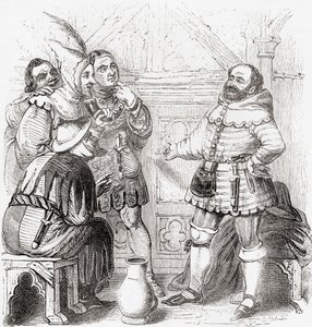 Carpinteiro, armarinho, tecelão, tintureiro e fabricante de tapeçarias da velha Inglaterra: A Pictorial Museum, pub. 1847 de English School
