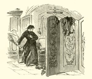 Castigação de um penitente (gravura) de English School