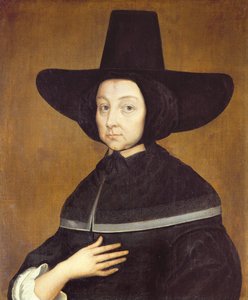 Catherine Davenant, mulher de Thomas Lamplugh (óleo sobre tela) de English School