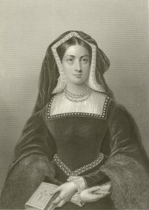 Catarina de Aragão, rainha do rei Henrique VIII de English School