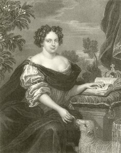 Catarina de Bragança. Rainha de Carlos II de English School