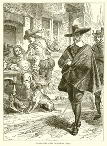 Cavaleiros e puritanos. 1600 de English School