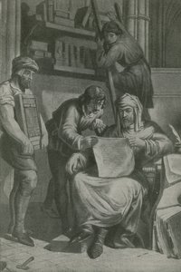 Caxton examina sua primeira prova de English School