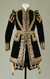 Traje cerimonial, 1821 (têxtil) de English School