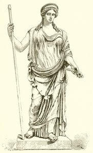 Ceres encontrado em Ostia em 1856. (Museu do Vaticano) de English School