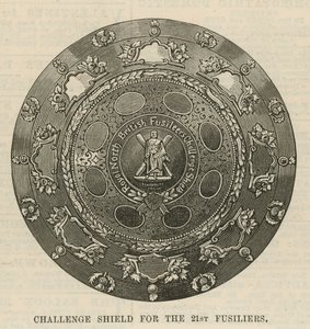 Escudo de Desafio para os 21º Fuzileiros de English School