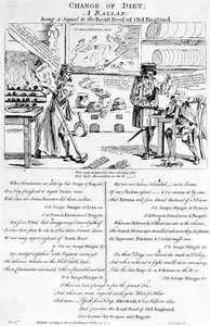 Mudança de Dieta, Uma Balada, 1757 de English School