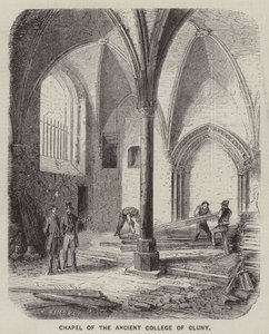 Capela do Antigo Colégio de Cluny (gravura) de English School