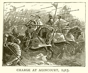 Cobrar em Agincourt, 1415