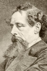 Charles Dickens (litografia) de English School