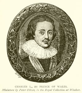 Carlos I, como príncipe de Gales de English School