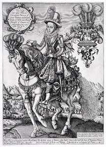 Carlos I como Príncipe de Gales a Cavalo, de 