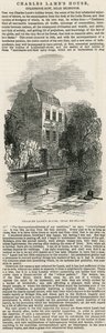 Charles Lambs House, perto de Islington de English School