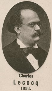 Charles Lecocq (gravura) de English School