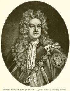 Charles Montague, conde de Halifax de English School