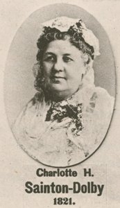 Charlotte H Sainton Dolby (gravura) de English School