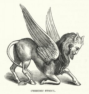 Símbolo de Cherubic (gravura) de English School