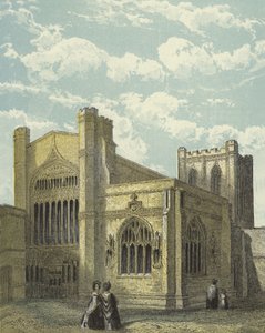Catedral de Chester, vista do sudoeste de English School