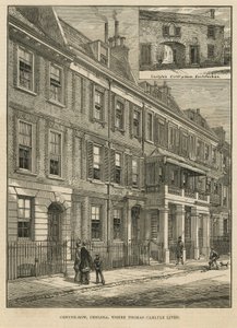 Cheyne Row, onde Thomas Carlyle viveu de English School