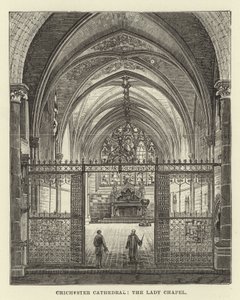 Catedral de Chichester, a capela da senhora de English School